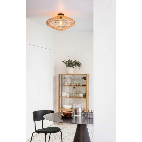 Plafon MAGALI Ø 56 cm 1xE27 Light wood 03135/56/72 Lucide - zdjęcie dodatkowe 2